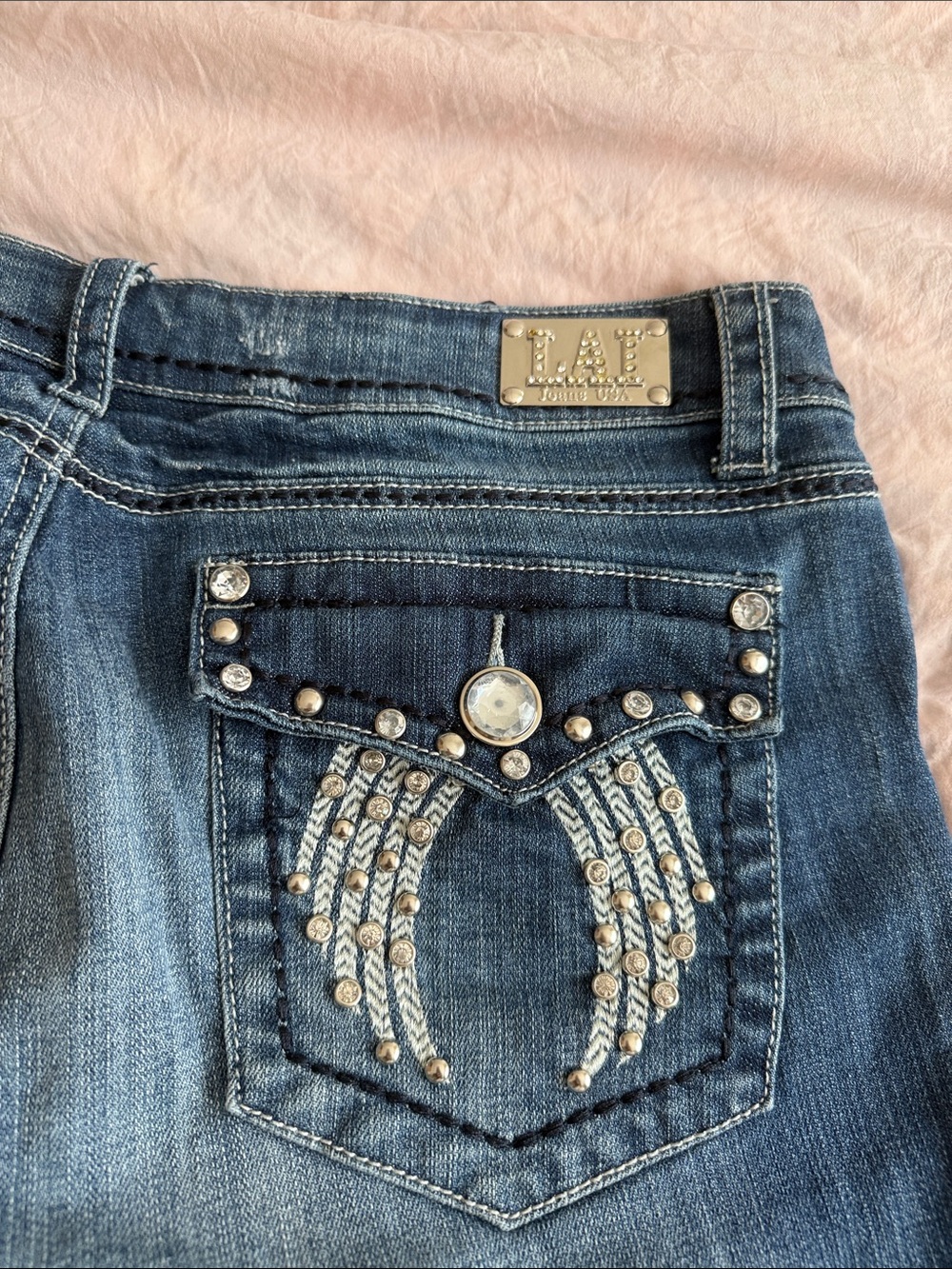 Y2K vintage la idol usa jeans